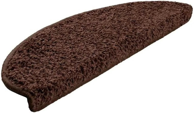 vidaXL Stufenmatten 20 Stück Braun Halbrund aus Polypropylen B/T/H: 65 x 21 x 4 cm - Bild 1