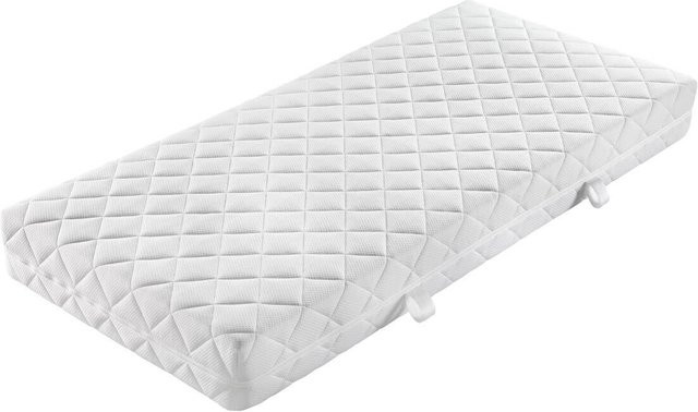 FBF bed&more Tonnen-Taschenfederkernmatratze Tambo, Farbe: Weiß, B/L/H: 90 x 200 x 21 cm, Härtegrad H3, mit abnehmbarem Doppelstrickjersey-Bezug - Bild 1