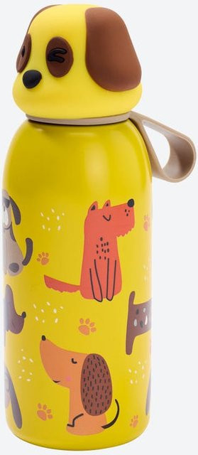 NKD Kinder-Isolierflasche aus Edelstahl in Gelb, Durchmesser: 7 cm - Bild 1
