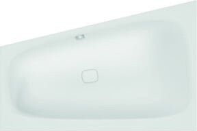 Hoesch Badewanne iSENSI Trapez asymmetrisch links, weiß, B: 170 cm, T: 100 cm - Bild 1