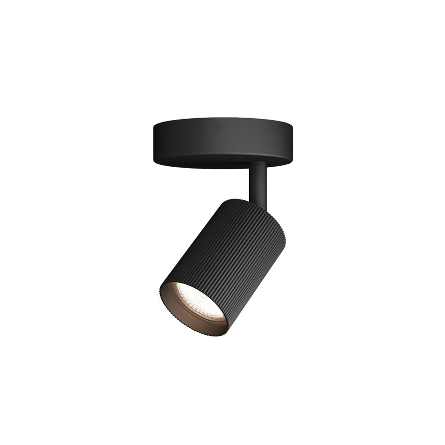 Philips Wyatt LED-Spot 1-flammig aus Aluminium für Wand- und Deckenmontage, schwenkbar, Schwarz/Silber - Bild 2