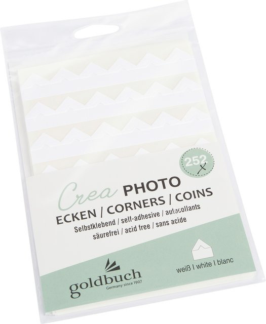 goldbuch Fotoecken Crea in Weiß - Bild 1