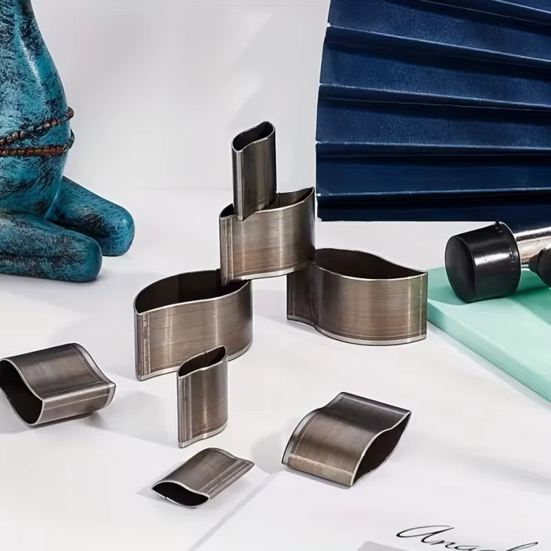 8er Set Hohlstanzer aus High Carbon Stahl mit Kunststoffbox in Silber - Bild 4