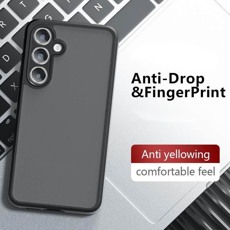 JOCAJE Schutzhülle für Samsung Galaxy S22 Ultra in Schwarz, transparente und stoßfeste Acryl-Hülle mit Hautgefühl - Bild 2