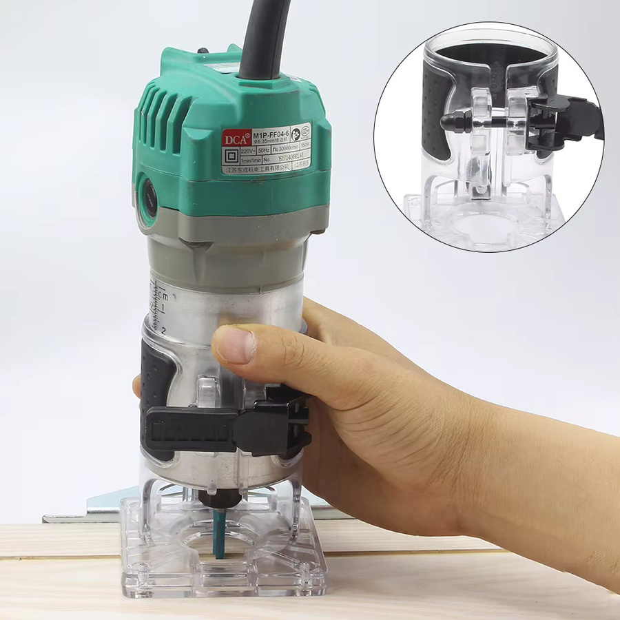 Vibratite Holz Router Basis für elektrische Trimmer und Fräsmaschinen, Zubehör für RT0701C und WU601, transparent - Bild 2