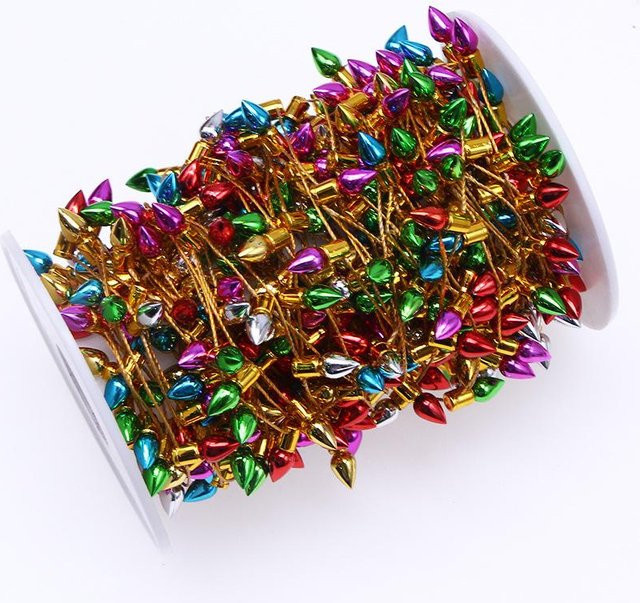 Binchi Outdoor Product Mini Bunte Weihnachts-Lichterkette, goldgelb, ab 14 Jahren - Bild 1