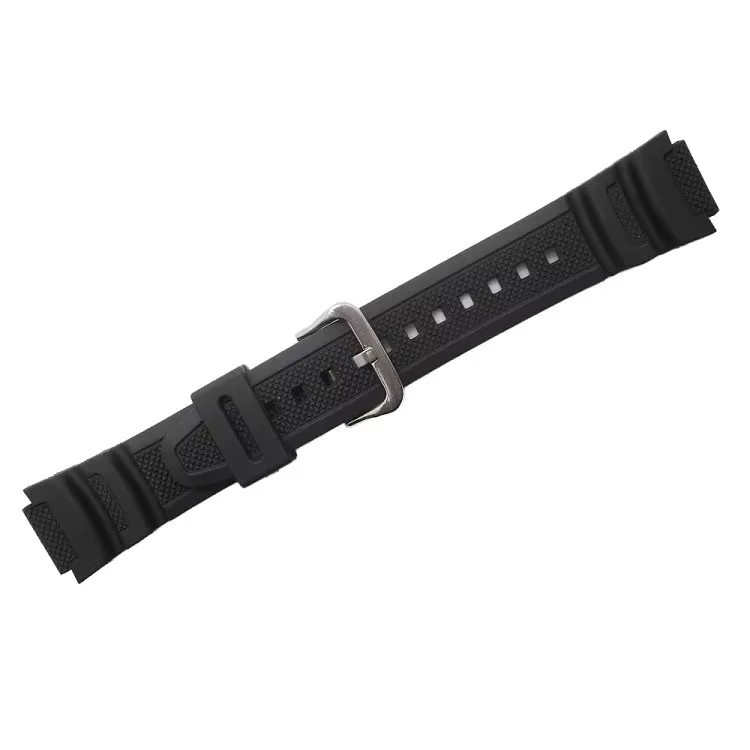 VNWCT Uhrenarmband Kautschuk, Schwarz, 18 mm x 25 mm - Bild 6