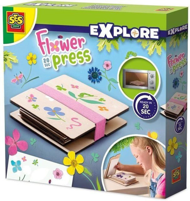 SES CREATIVE Blumenpresse 20 Sek., Kreative Freizeit, ab 5 Jahren - Bild 1
