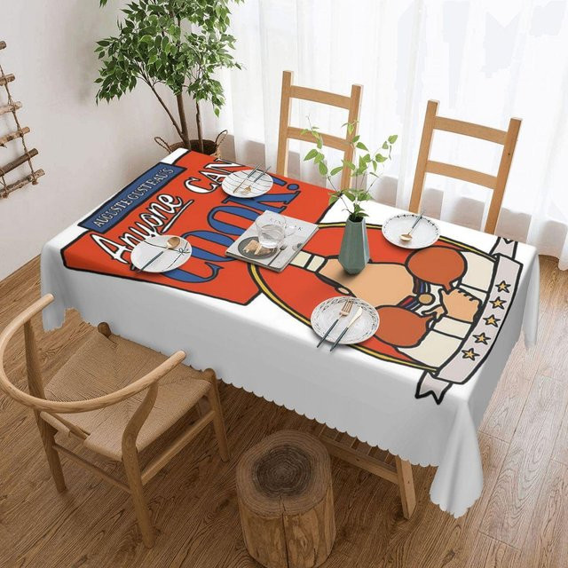 Wasserdichte rechteckige Tischdecke Remy Ratatouille von JINGYUE Pet, mehrfarbig, B/T: 137 x 183 cm - Bild 1