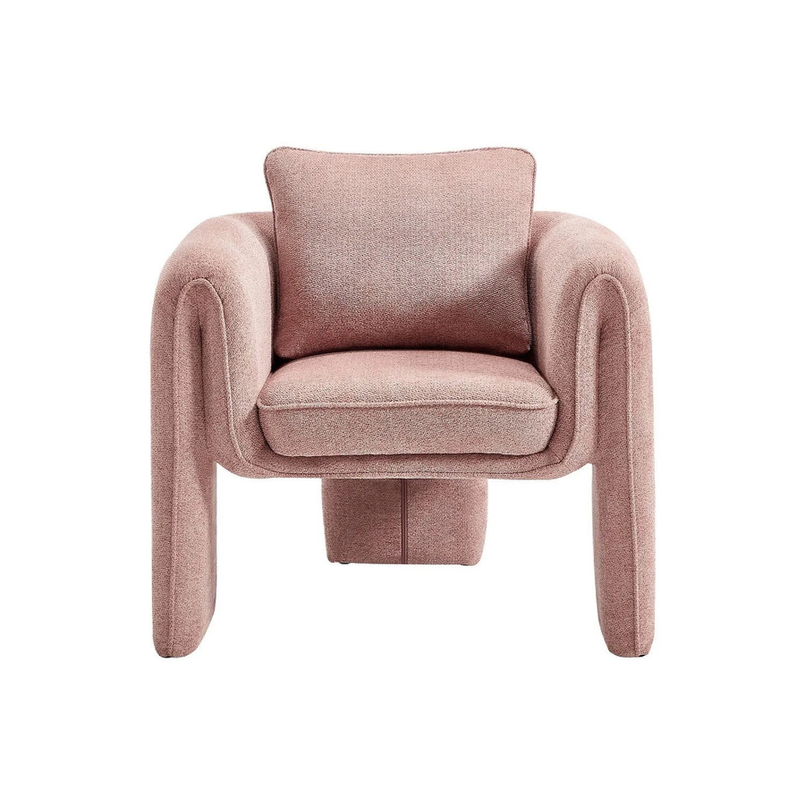 Vente-unique Sessel Jolipia mit gerader Rückenlehne in Rosa - Bild 2