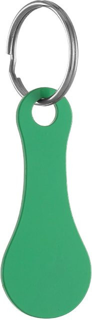 Schlüsselanhänger Einkaufswagen Edelstahl, gray, Unisex - Bild 1
