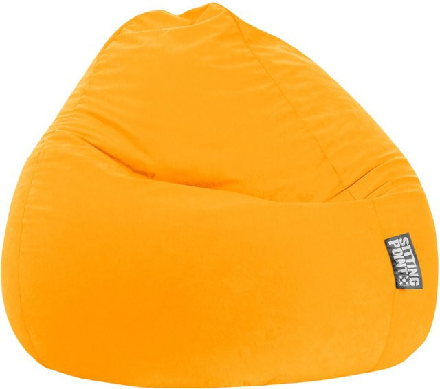 Sitting Point Sitzsack Easy XXL Gelb mit abnehmbarem Bezug - Bild 1