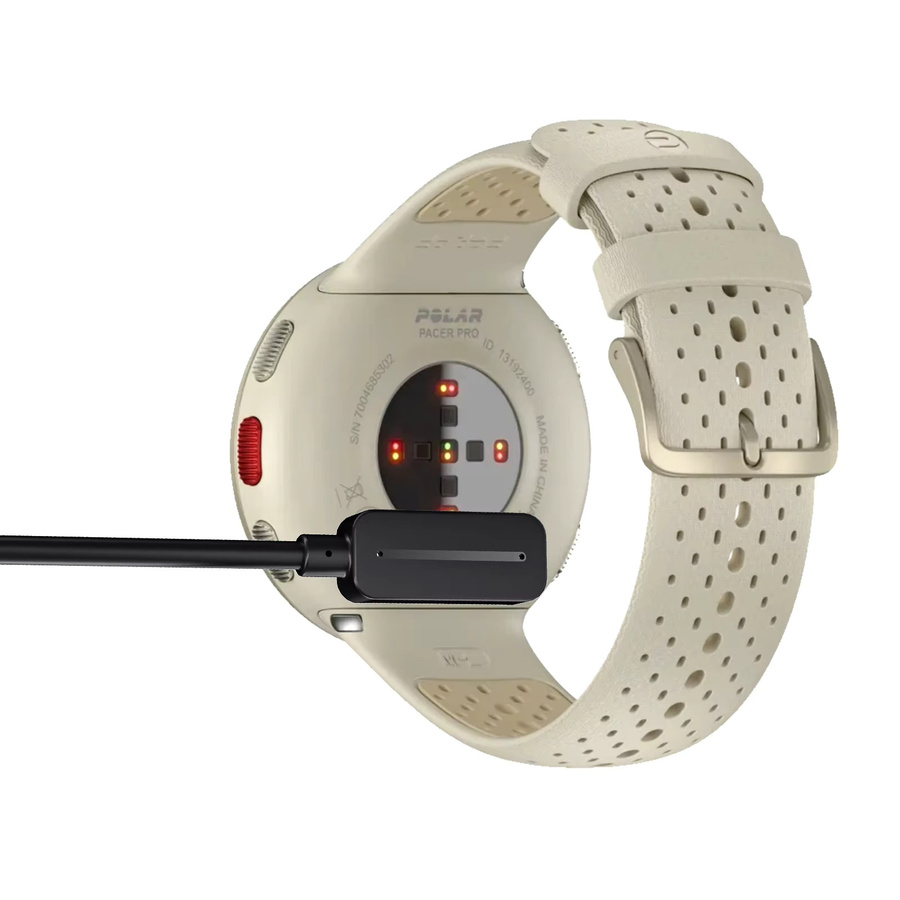 VODOOL Smartwatch-Ladestation mit USB-Ladekabel für Polar Pacer, Pacer Pro, Ignite 3 und Vantage V3 in Schwarz - Bild 4