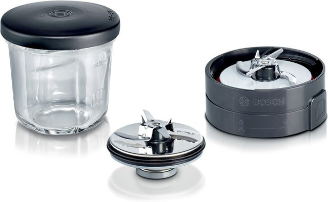 Bosch MUZ45XCG1 3-in-1 Multi-Zerkleinerer in Schwarz und Transparent - Bild 1