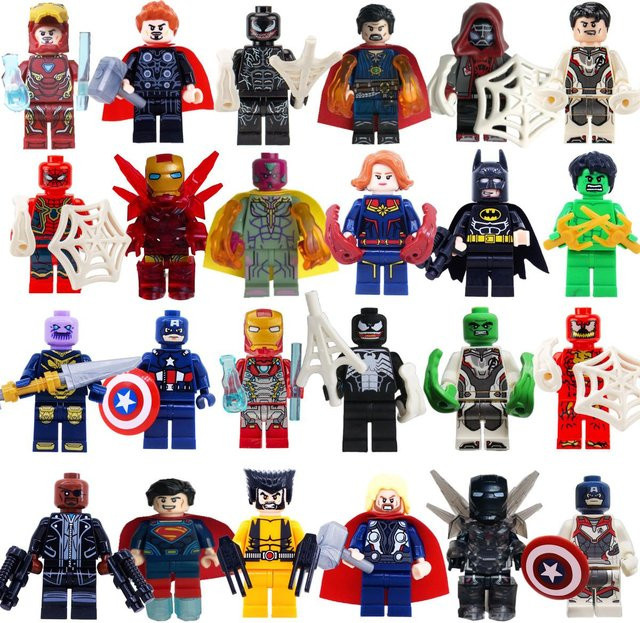 Nuvora Nest Baustein Minifiguren Helden Ritter, 24-teiliges Set - Bild 1