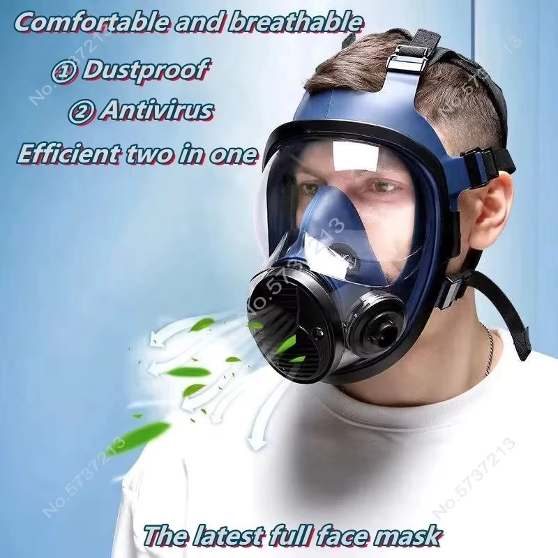AnruiGe PROTECT Sieben-in-Eins-Schutzmaske mit doppelter Filtration als Sicherheits-Anti-Giftigkeitsmaske und Schweißschutz - Bild 4