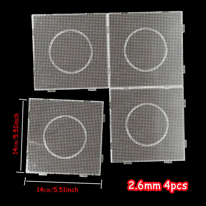 Hama Pegboard Square Set, 4 Stück, Transparent, B/B: 14,5 x 14,5 cm - Bild 2