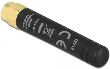 Delock 12715 LPWAN-Antenne 1.6 dBi in Schwarz - Bild 1