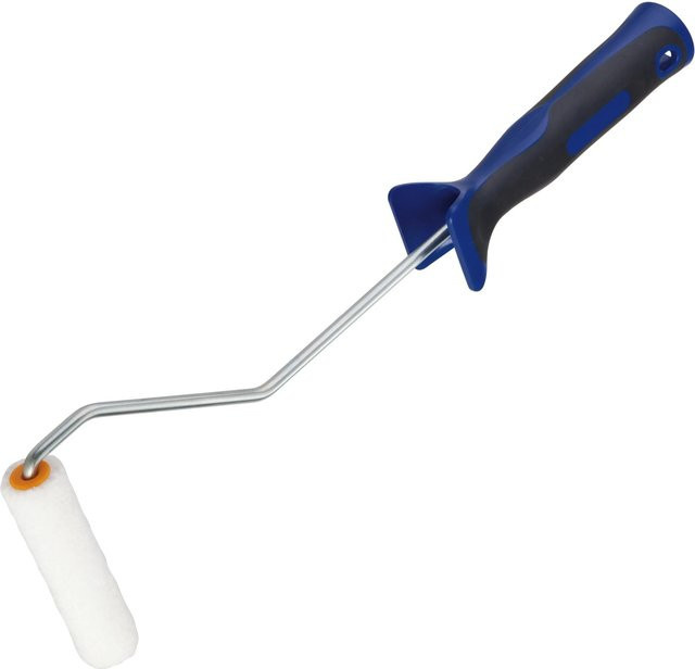 LUX-TOOLS Filzroller XL Bügel mit 2K-Softgriff in Schwarz-Blau, Durchmesser: 10 cm - Bild 1