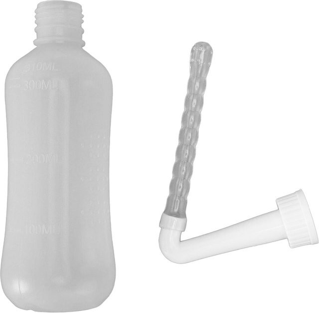TOMTOP JMS Nasenspülflasche zur Sinusspülung aus Silikon und ABS in Grau und Transparent für Kinder - Bild 1