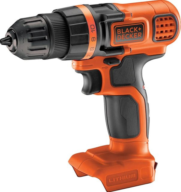 Black+Decker Akku-Bohrschrauber BDCDD18N Solo in Schwarz und Orange, 18 V - Bild 1