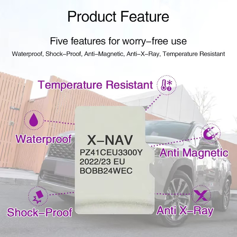 NAVINESA Navigationskarte X-NAV für Toyota AYGO 2023 mit EU RU UK Kartenmaterial auf 8 GB Memory Card - Bild 4