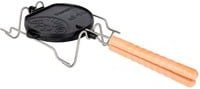 Petromax Wende-Waffeleisen wf-tx aus Gusseisen in Schwarz - Bild 1