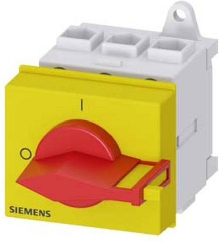 Siemens Lasttrennschalter 3polig 32A 690 V/AC 16mm² in Rot und Gelb 3LD22300TK13 - Bild 1