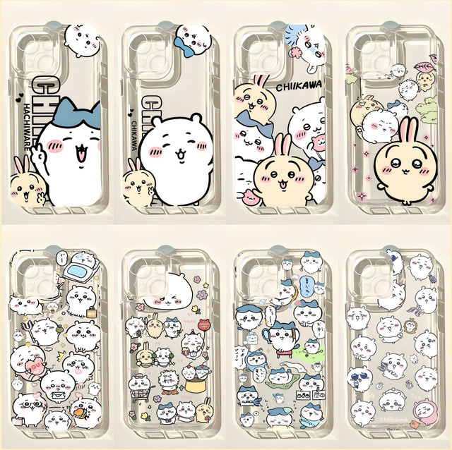 Bandai C-Chiikawa Handyhülle mit transparenter Rückseite für iPhone Modelle - Bild 1