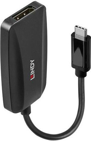 Lindy USB-C auf DisplayPort Adapter in Schwarz - Bild 1