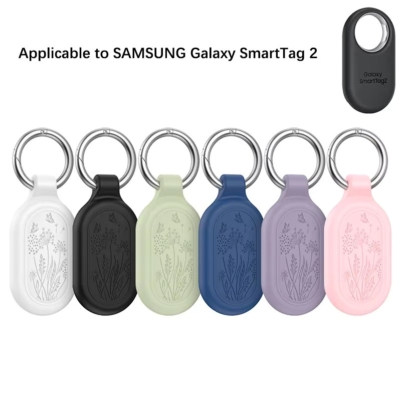 Samsung SmartTag 2 Schutzhülle aus weichem Silikon in Lila - Bild 5
