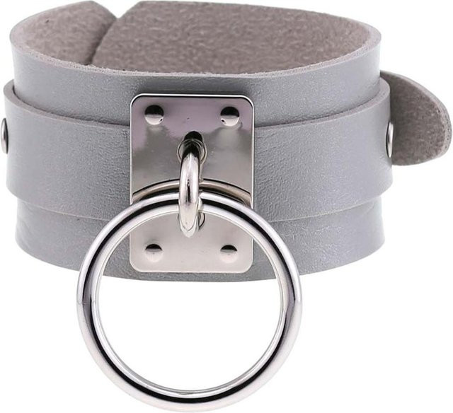 YIRAN Armband Leder, Metall, gray, Unisex - Bild 1
