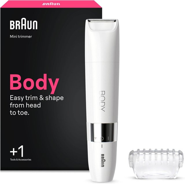 Braun Mini-Körpertrimmer, Unisex, Weiß - Bild 1