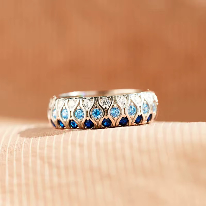 Huitan Ring, Silber, Zirkonia, Damen - Bild 2