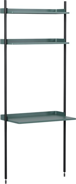 HAY Pier System 11 Regal mit Schreibtisch in Blau aus Aluminium und Stahl - Bild 1