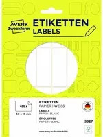 Avery Zweckform Universaletiketten aus Papier in Weiß, B x H: 50 x 19 mm - Bild 1