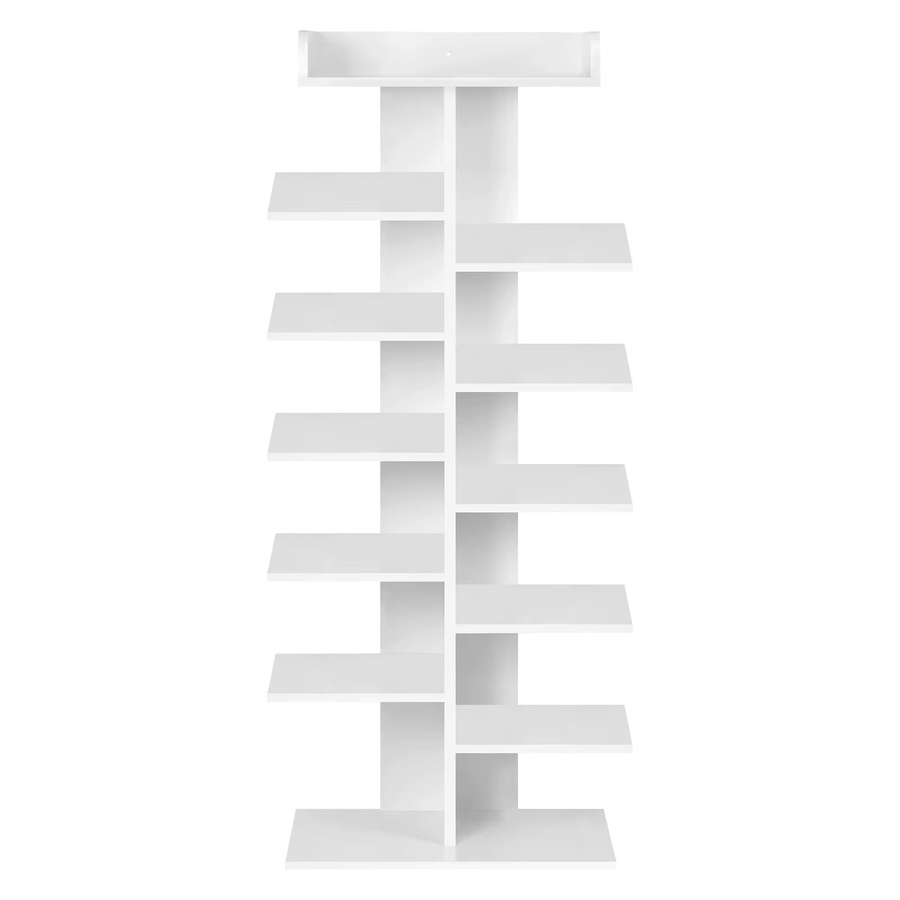 WOLTU Schuhschrank Weiß, 12-stufiges Schuhregal aus Holzwerkstoff für Flur und Wohnzimmer - Bild 3