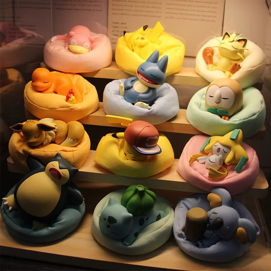 Bandai Pokémon Pikachu Bulbasaur Anime-Figuren, Actionfigur, 12-teiliges Set - Bild 3