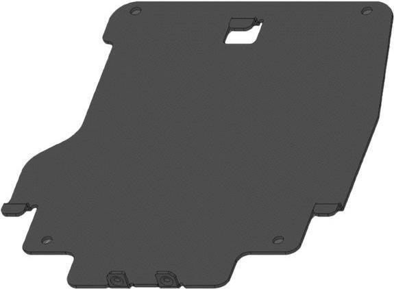 Zebra Montagekomponente Klammer für Presentation Stand zur Schreibtisch- und Tischmontage in Schwarz aus Metall (BRKT-ET4X-DSKPS-01) - Bild 1