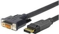 VivoLink Pro DisplayPort zu DVI-D Adapterkabel in Schwarz, Länge: 7,5 m - Bild 1