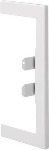 Hager Wandanschlussblende für Elektro-Sockelleisten in Weiß BRA85170W9016 - Bild 1