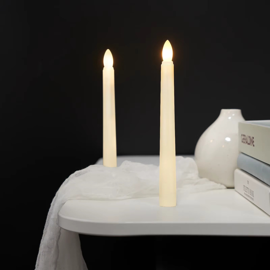 FREEPOWER LED-Spitzkerze in Weiß für Party, Hochzeit und Weihnachtsdekoration - Bild 4