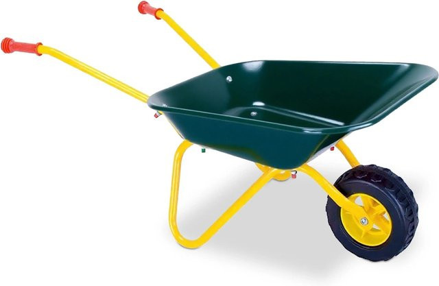 Relaxdays Schubkarre für Kinder Eisen PE Grün - Bild 1