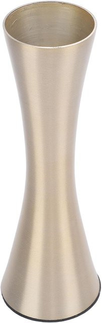 Elegante goldene Metallvase von mfySpace in moderner Kegelform für deine Tischdekoration - Bild 1