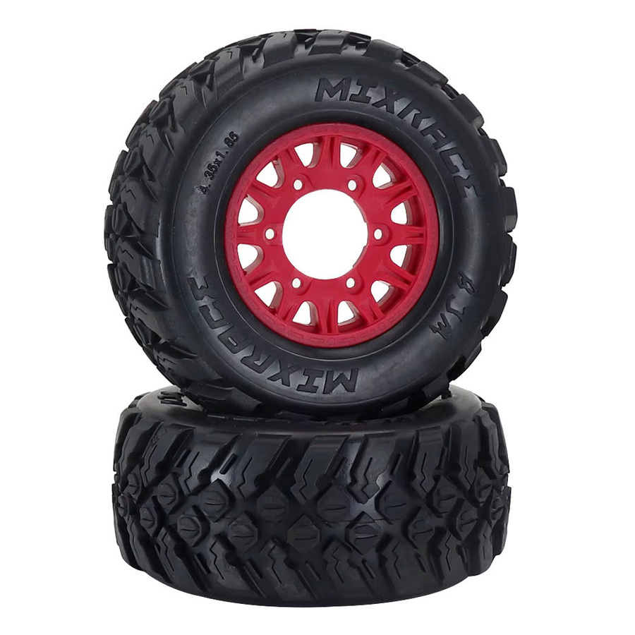 AJRC RC Auto Reifen Upgrade, Schwarz, Gummi - Bild 4