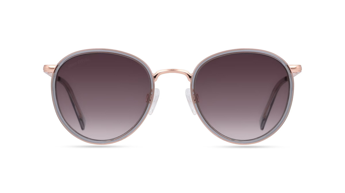 Marc O'Polo Sonnenbrille Panto, Vollrand, Metall, Gold, Unisex - Bild 1