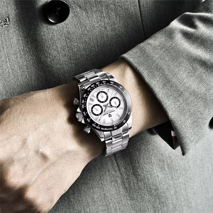 Pagani Design Chronograph, Quarz, Edelstahl, Saphirglas, 40 mm, Herren - Bild 6