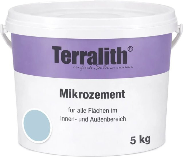 Terralith Mikrozement Fix & Fertig LFN0721 in Blau, Grob, 5 kg für 4,25 qm - Bild 1