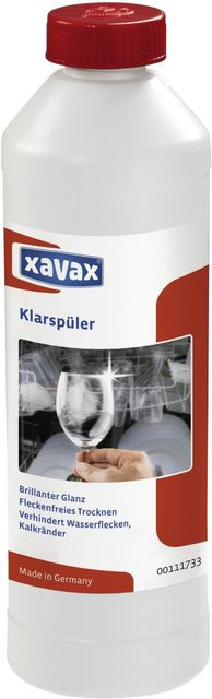 XavaX Klarspüler für Geschirrspülmaschinen, 500 ml, Weiß - Bild 1