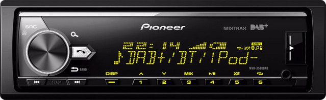 Pioneer MVH-X580DAB Autoradio mit Bluetooth in Schwarz - Bild 1